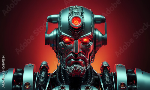 stoic iron man robot