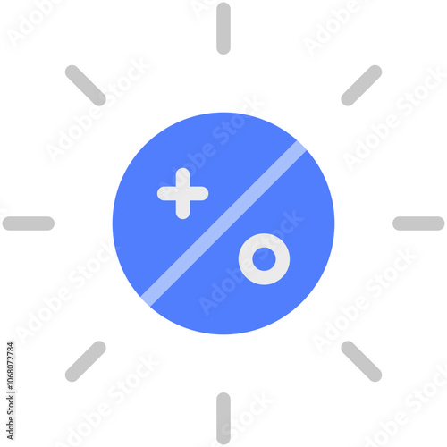 brightness flat icon