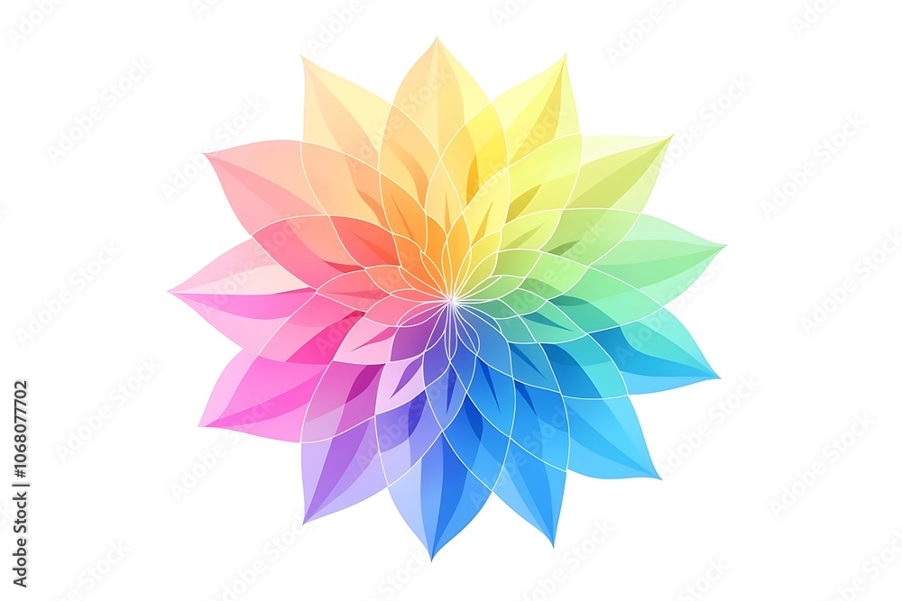 Obraz premium gradient color mandala, mandala design background,mandala design,Mandala pattern Coloring book Art wallpaper design, tile pattern, greeting card,