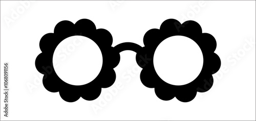 Glasses silhouette frame, Glasses icon, Fashion glasses, Sunglasses sticker