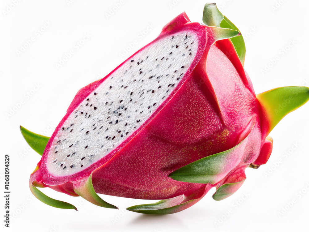 red dragon fruit sliced red dragon fruit sliced