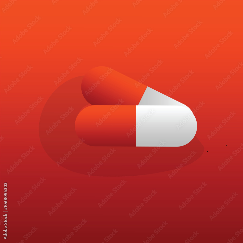 Abstract geometric medical cross shape medicine concept background icon