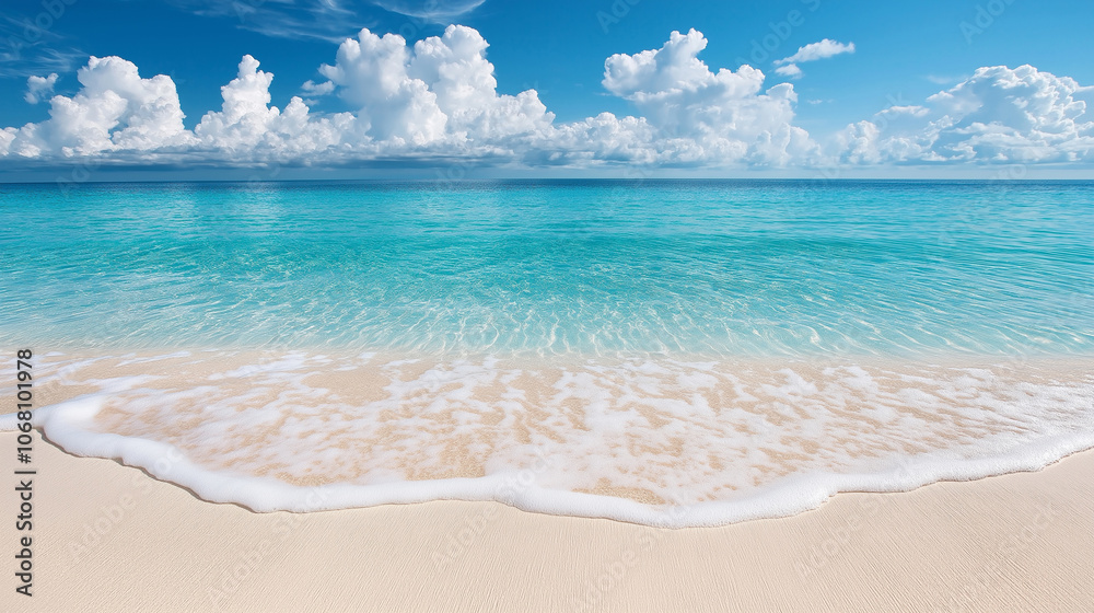 a tropical island beach with clear turquoise water a tropical island beach with clear turquoise water