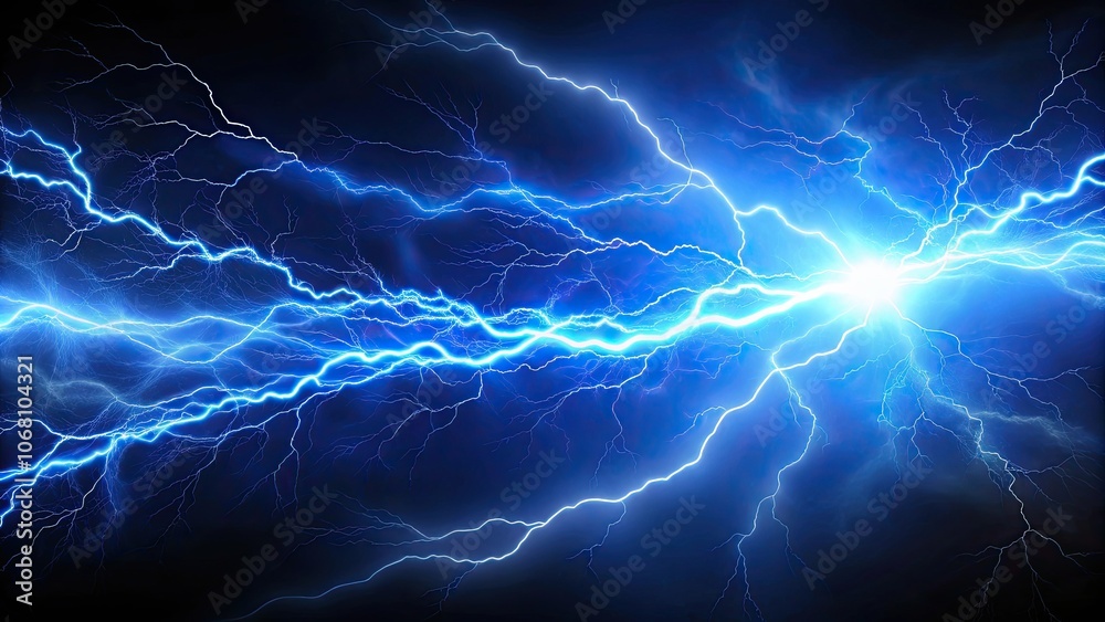 Blue electric current lightning on background, electric, blue, current, lightning, power, energy, electricity, electric shock