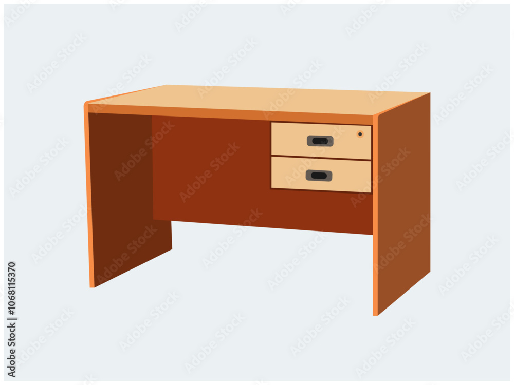 Executive Design Office Desk vector Executive Design Office Desk vector