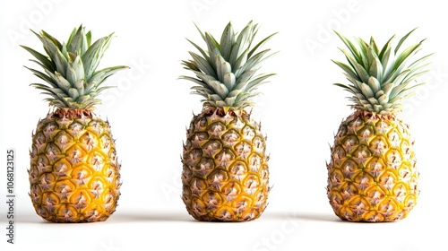 Pineapple on a white background