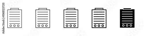 info icon Simple outline illustration