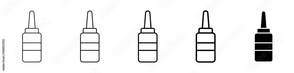 ketchup icon Simple outline illustration ketchup icon Simple outline illustration