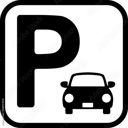 駐車場の標識