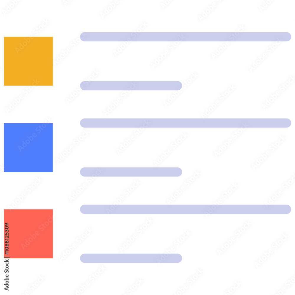 list flat icon list flat icon
