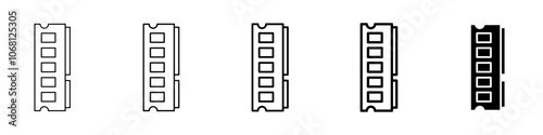 ram icon Simple outline illustration