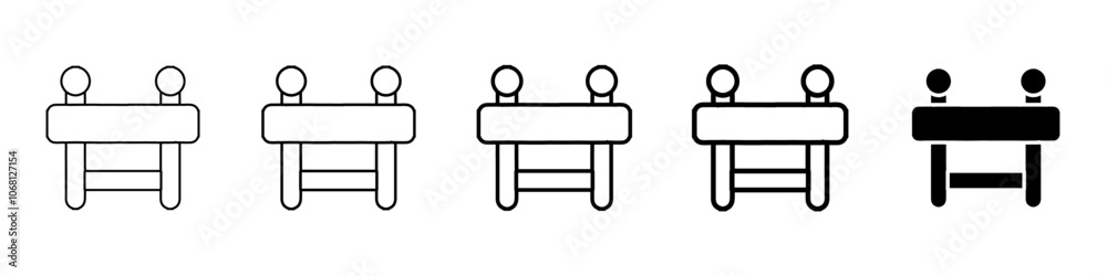barrier icon Simple outline illustration
