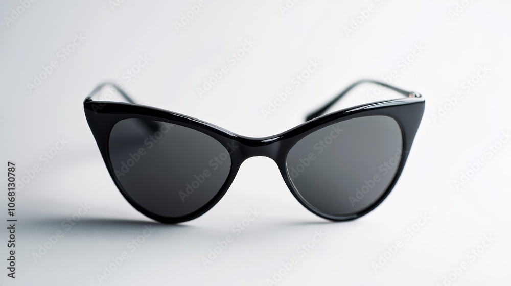 Sunglasses isolated on white background mockup sunglasses front view closeup design for applying on a portrait black glasses shape cat eye fashionable modern vintage accessory eyewear in retro Sunglasses isolated on white background mockup sunglasses front view closeup design for applying on a portrait black glasses shape cat eye fashionable modern vintage accessory eyewear in retro
