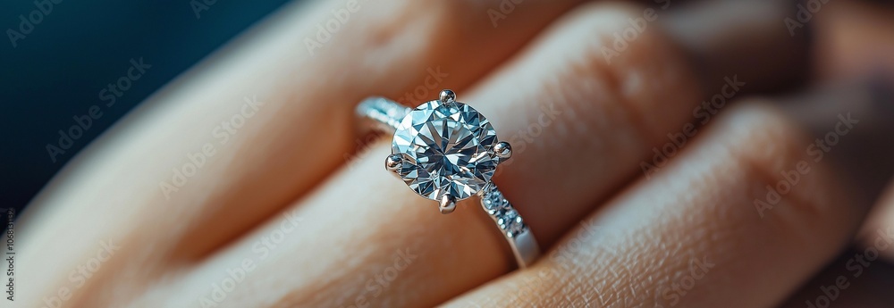 A goldsmith's hands in close-up as he creates a diamond ring A goldsmith's hands in close-up as he creates a diamond ring
