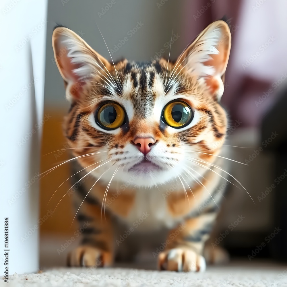 A real adorable cat
cute cat standing full body looking at camera A real adorable cat
cute cat standing full body looking at camera