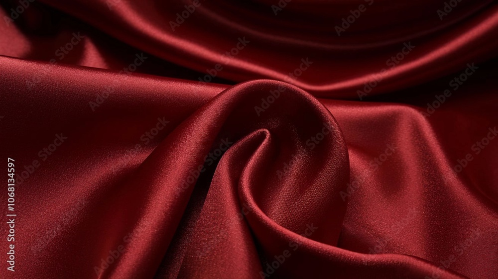 A photo of a shiny blue fabric texture against a silk background. The fabric has a smooth, shiny surface and is draped over a curved surface A photo of a shiny blue fabric texture against a silk background. The fabric has a smooth, shiny surface and is draped over a curved surface