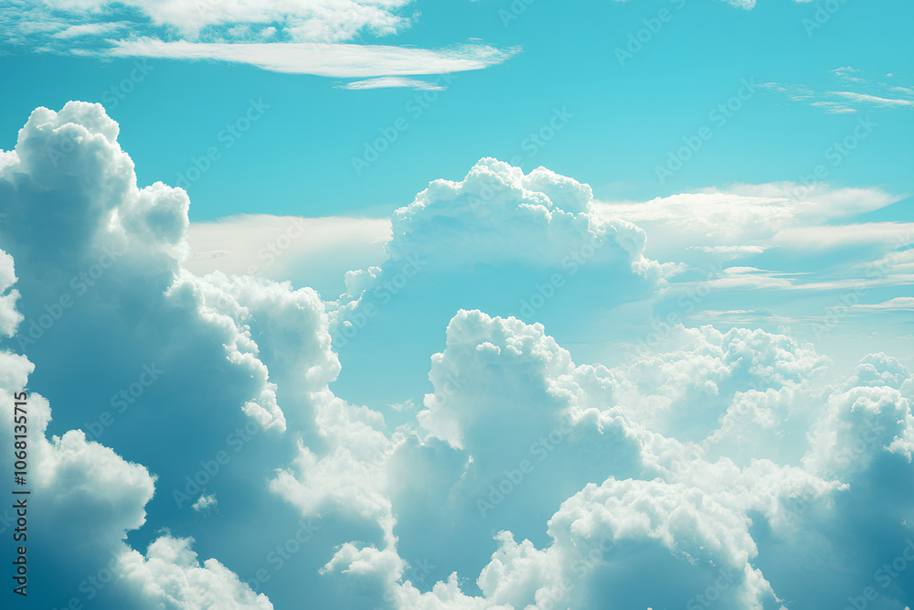 Thunderclouds forming over a vast plain, stormy weather, tension in the air Thunderclouds forming over a vast plain, stormy weather, tension in the air