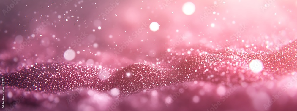 Hot Pink Glitter Background in Chaotic Style Hot Pink Glitter Background in Chaotic Style