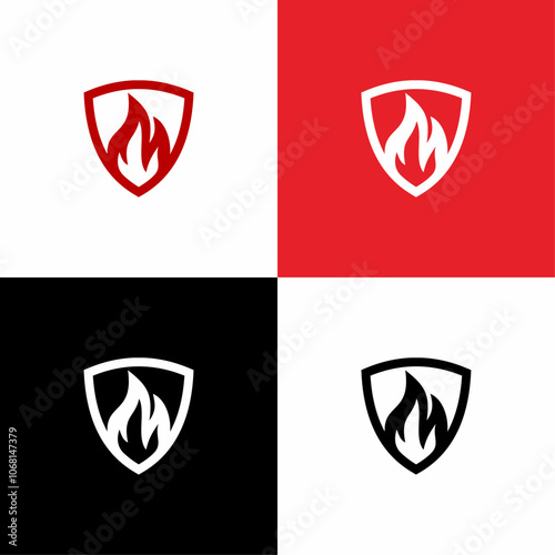 FIRE SHIELD SECURITY LOGO Free Download FIRE SHIELD SECURITY LOGO - GFXLoad