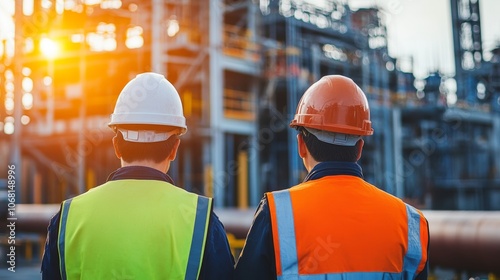 The power of collaboration construction teams working on transportation pipelines photo