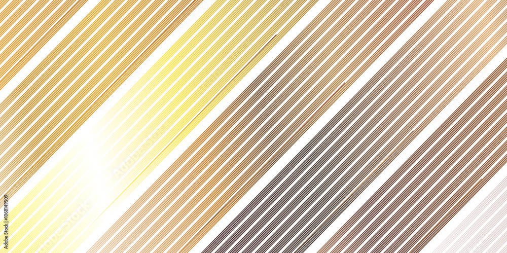 Obraz premium Striped diagonal silver and golden color background, Abstract vector. Background pattern seamless geometric diagonal stripe abstract gold luxury color vector. abstract simple diagonal golden gradient 