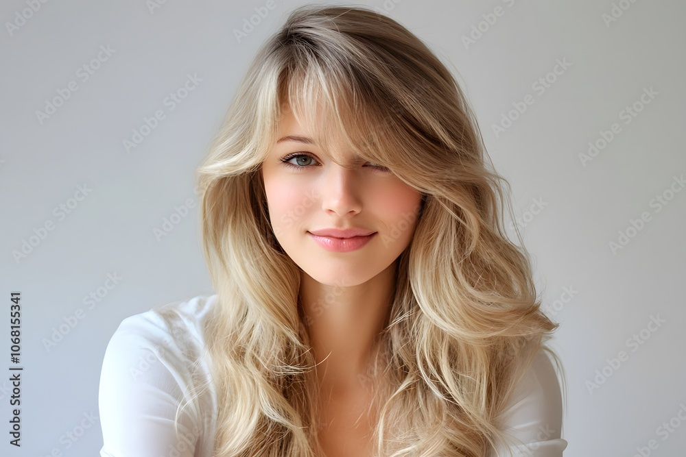 Captivating portrait of a young woman Captivating portrait of a young woman