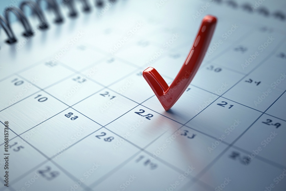 A graphic depicting a checkmark within a calendar, illustrating the concept of availability and effective resource planning. A graphic depicting a checkmark within a calendar, illustrating the concept of availability and effective resource planning.
