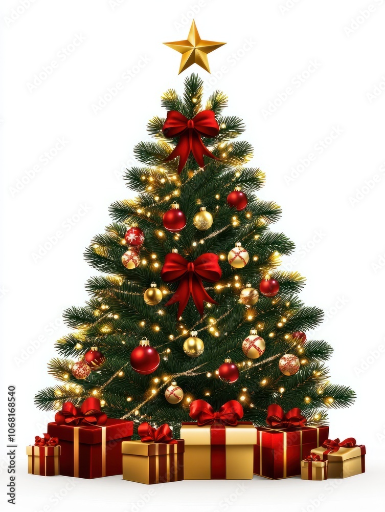 christmas tree isolated on white christmas tree isolated on white