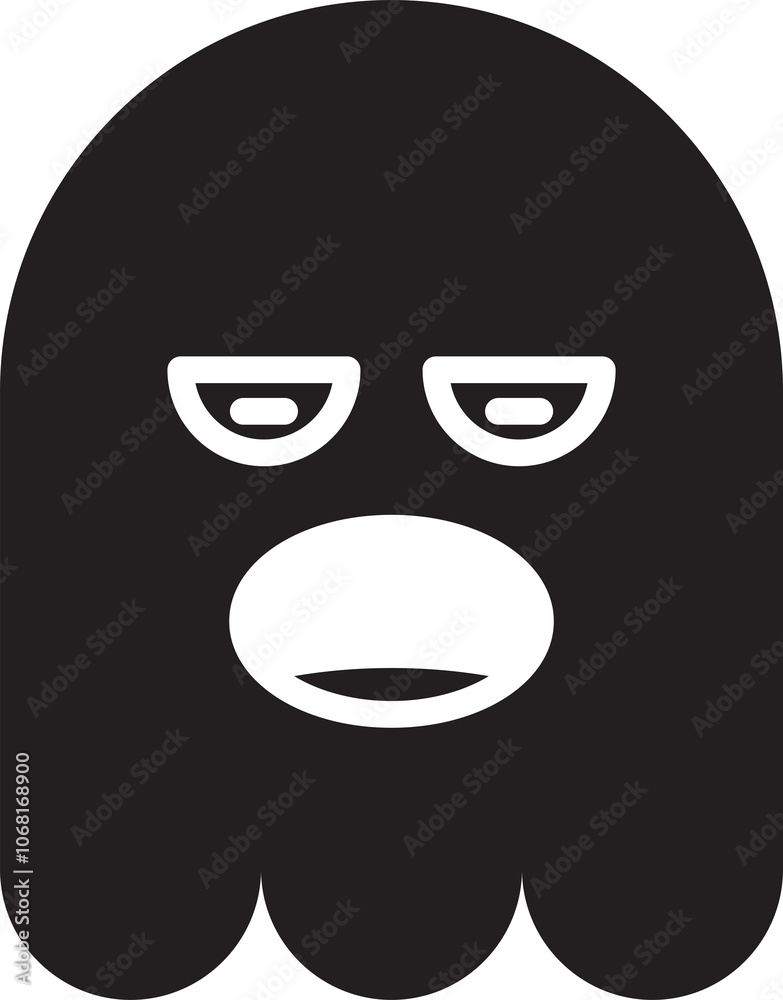 Bored and Worried Ghost Emoticon
Bored and Worried Ghost Emoticon