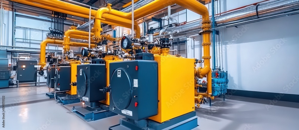 Industrial Equipment in a Large Facility Industrial Equipment in a Large Facility