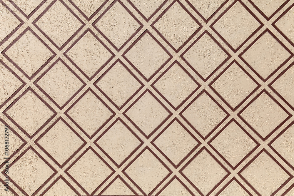 plastered wall with geometric pattern as background plastered wall with geometric pattern as background