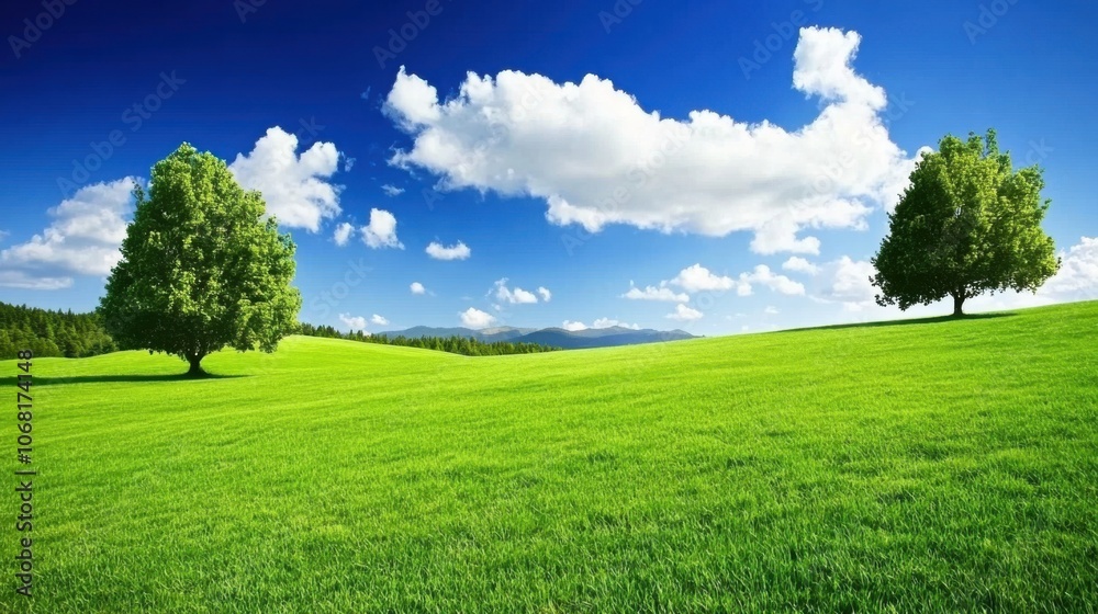 Verdant Meadows: A Tranquil Natural Landscape Verdant Meadows: A Tranquil Natural Landscape