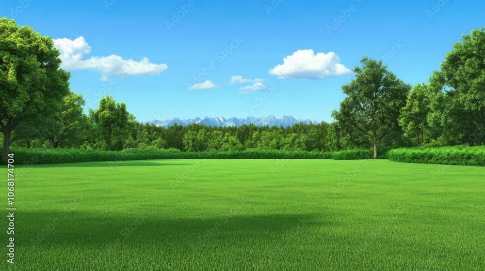 Verdant Meadows: A Tranquil Natural Landscape Verdant Meadows: A Tranquil Natural Landscape
