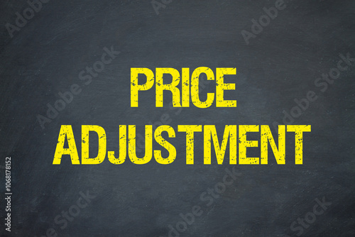 Fototapeta Price adjustment