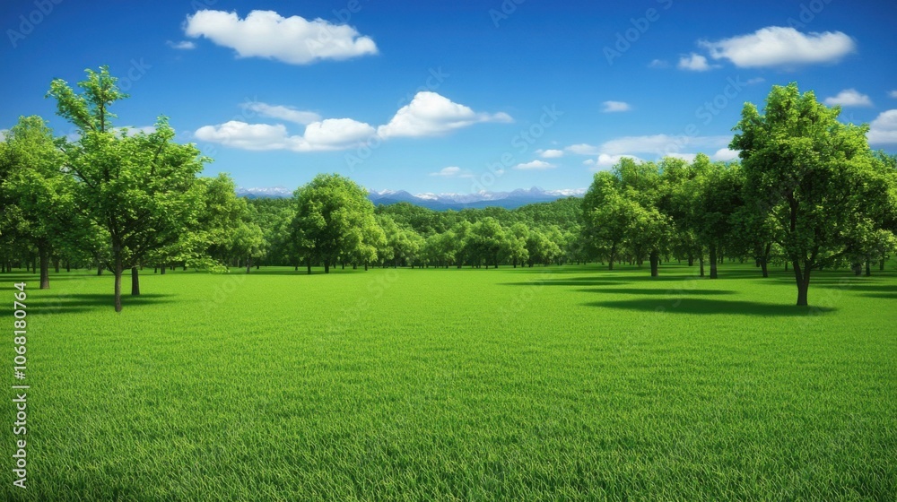 Verdant Meadows: A Tranquil Natural Landscape Verdant Meadows: A Tranquil Natural Landscape