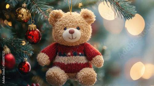 Christmas Tree and Bear Toys