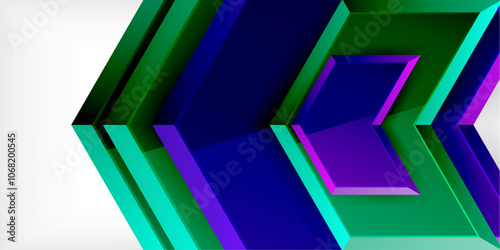 Wallpaper Mural Technology dynamic arrow geometric background. Vector Illustration For Wallpaper, Banner, Background, Card, Book Illustration, landing page Torontodigital.ca