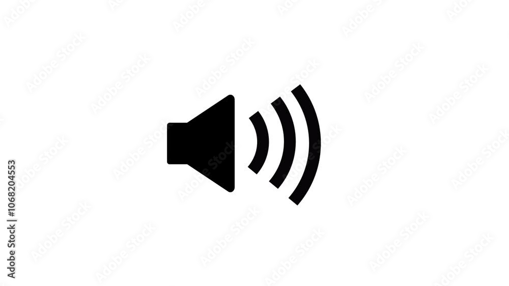 speaker icon isolated on white background speaker icon isolated on white background