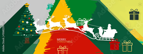 Santa Claus on christmas sl...