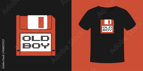 An illustration for clothes. Print on the T-shirt. Modern fashion illustration. A vector graphic image. A template for placing an illustration on clothes.