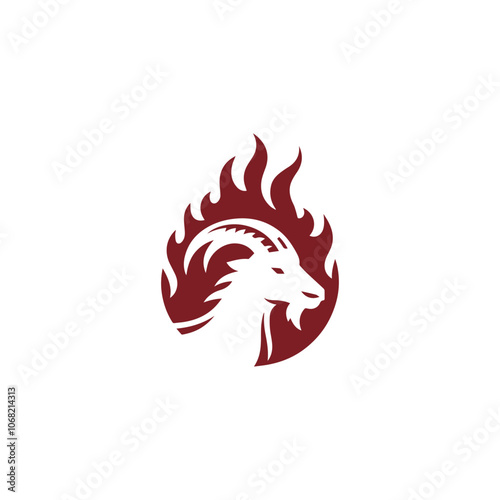 Fire goat logo