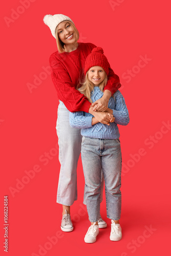 Beautiful woman with her cu...
