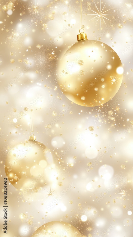 Golden Christmas Ornament. Golden Christmas Ornament.