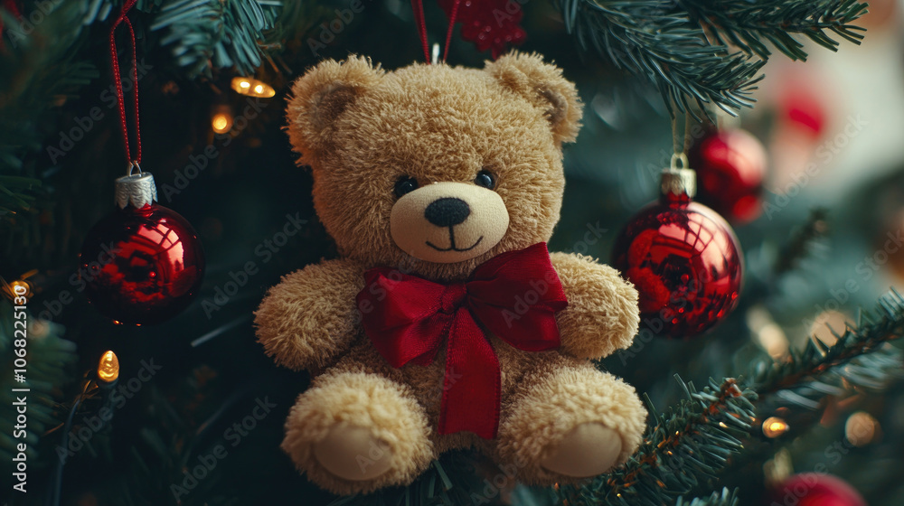 Christmas Tree and Bear Toys Christmas Tree and Bear Toys