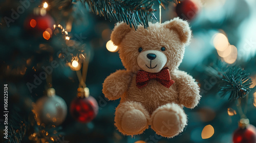 Christmas Tree and Bear Toys