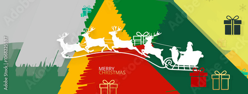 Santa Claus on christmas sl...