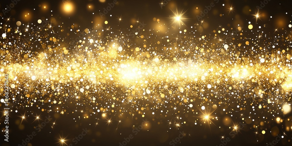 Golden Sparkle Background. Golden Sparkle Background.