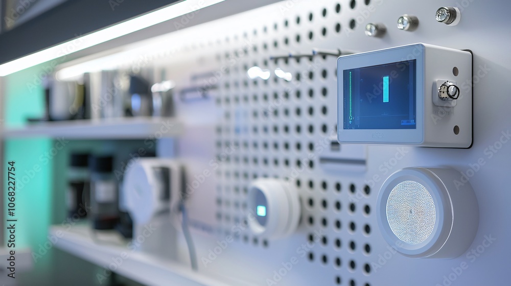 Innovative health risk monitoring station enhances industrial design for improved safety and efficiency