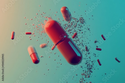 Floating Capsules and Particles