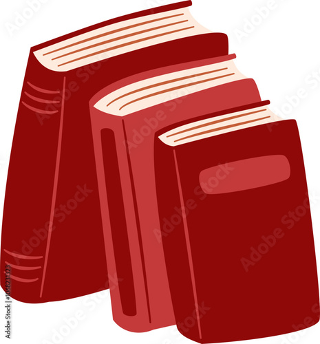 Book vector flat illustration